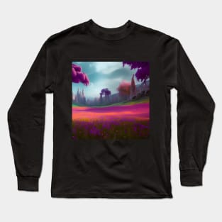 Beautiful Flower Meadow Long Sleeve T-Shirt